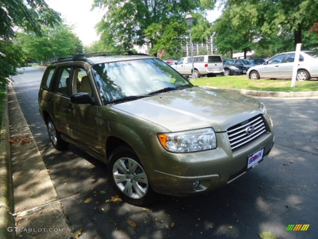 2008 Forester 2.5 X - Topaz Gold Metallic / Desert Beige photo #1