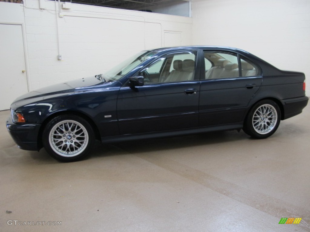 Orient Blue Metallic 2003 BMW 5 Series 530i Sedan Exterior Photo #69611053