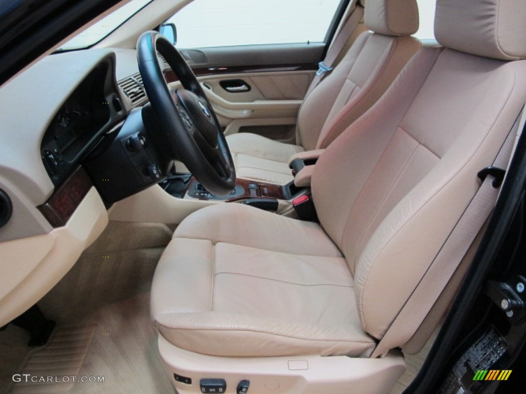 Sand Beige Interior 2003 BMW 5 Series 530i Sedan Photo #69611155