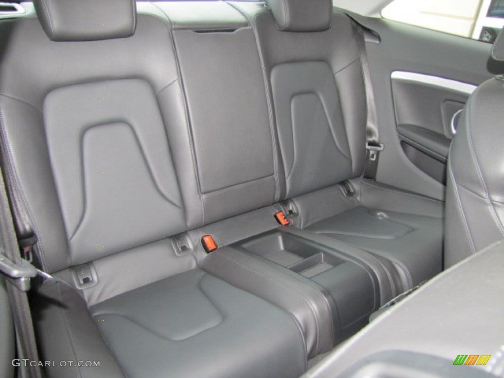 Black Interior 2010 Audi A5 2.0T quattro Coupe Photo #69612065