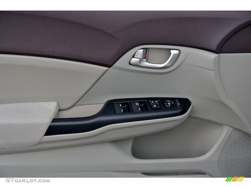 2012 Civic EX Sedan - Taffeta White / Stone photo #8