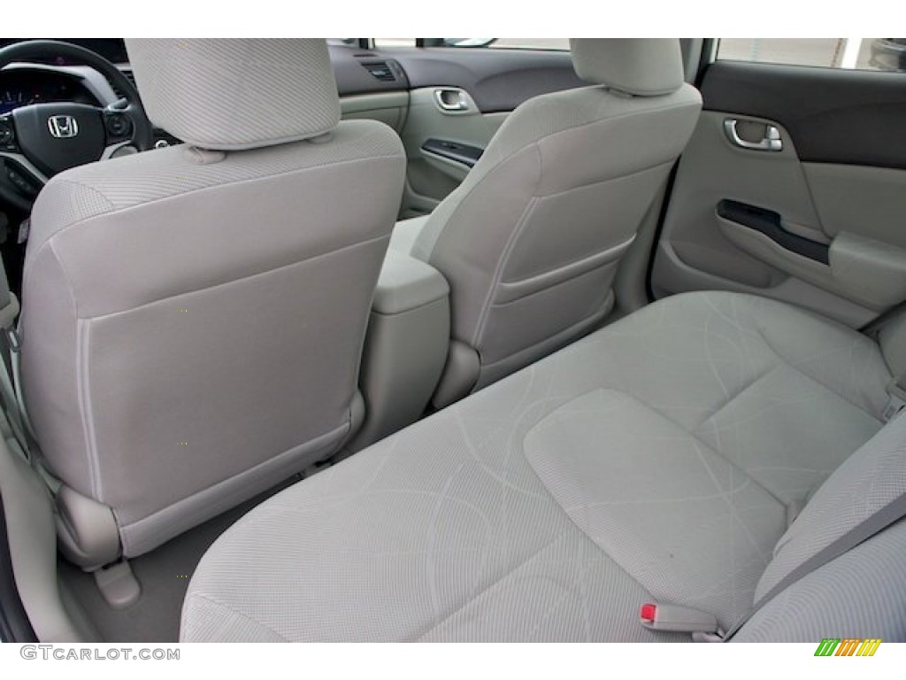 2012 Civic EX Sedan - Taffeta White / Stone photo #13