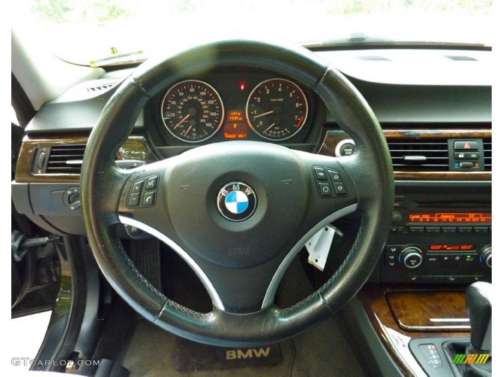 2007 3 Series 328xi Sedan - Black Sapphire Metallic / Black photo #18
