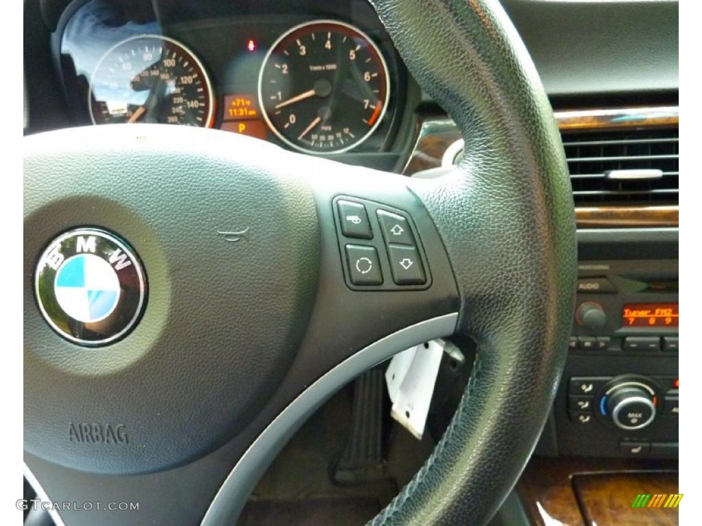2007 3 Series 328xi Sedan - Black Sapphire Metallic / Black photo #19