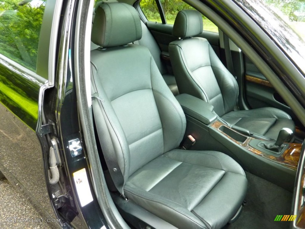 2007 3 Series 328xi Sedan - Black Sapphire Metallic / Black photo #23