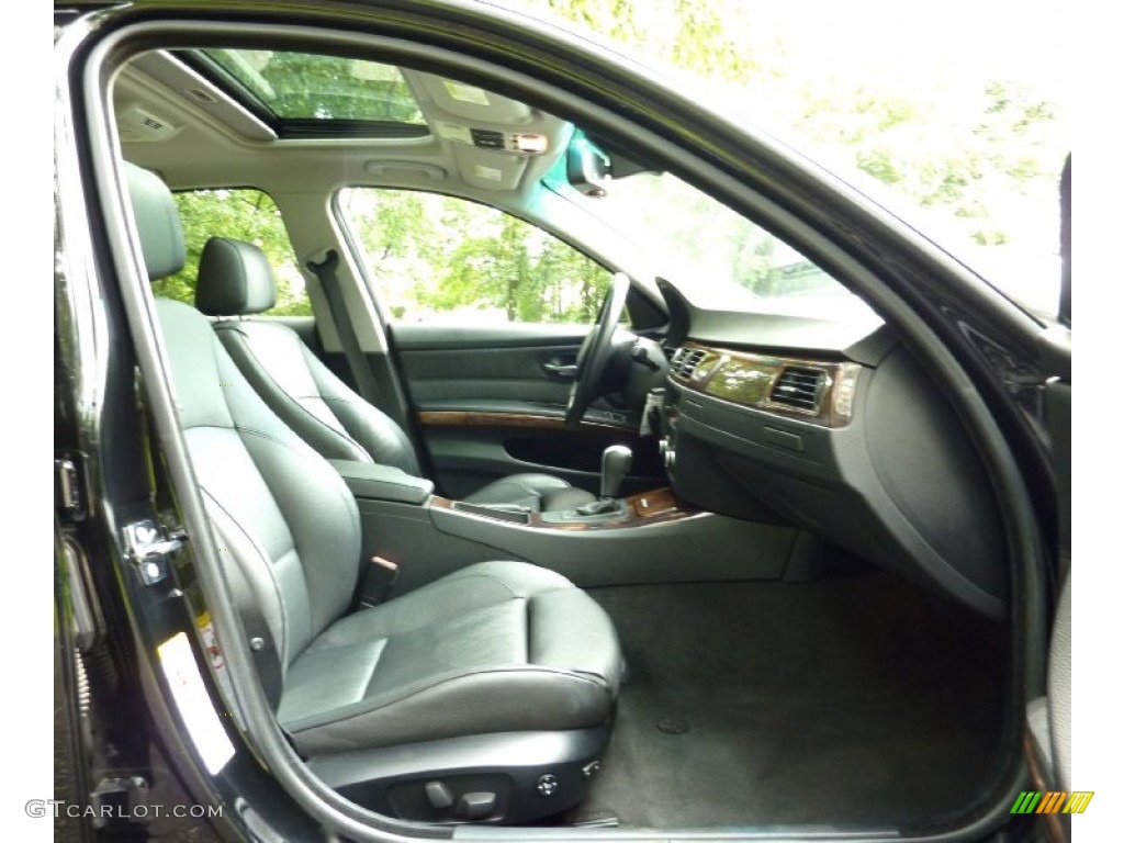 2007 3 Series 328xi Sedan - Black Sapphire Metallic / Black photo #24