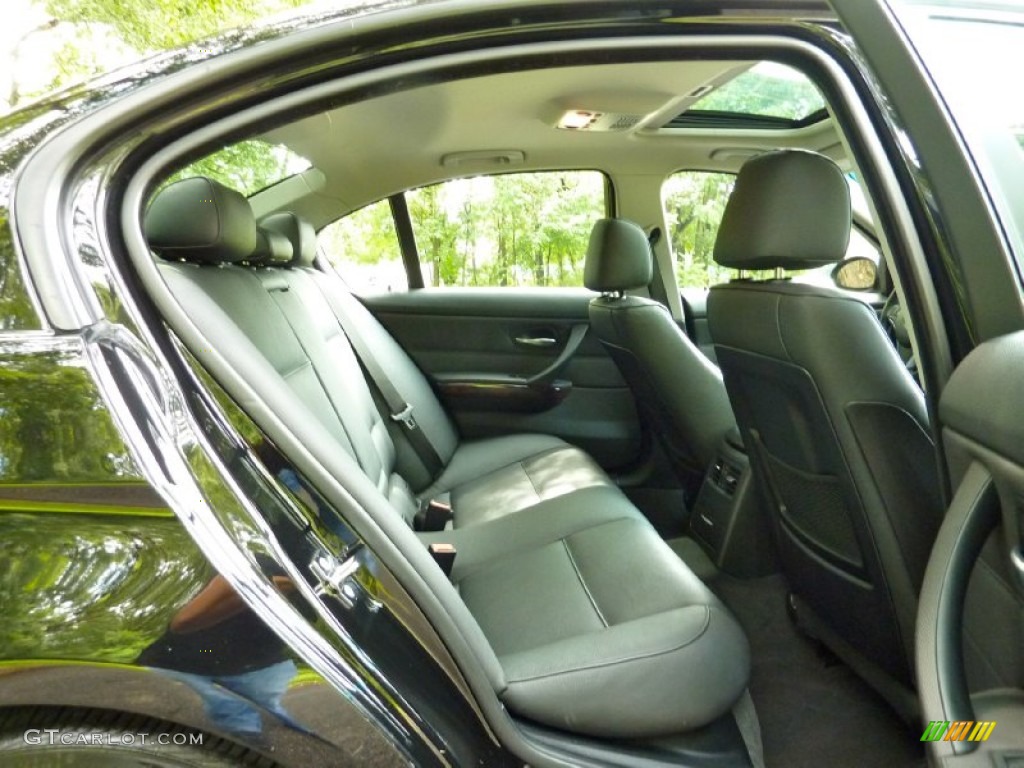 2007 3 Series 328xi Sedan - Black Sapphire Metallic / Black photo #28