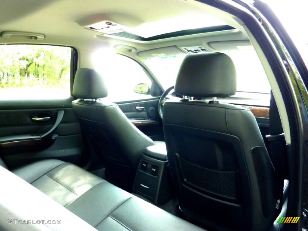 2007 3 Series 328xi Sedan - Black Sapphire Metallic / Black photo #29