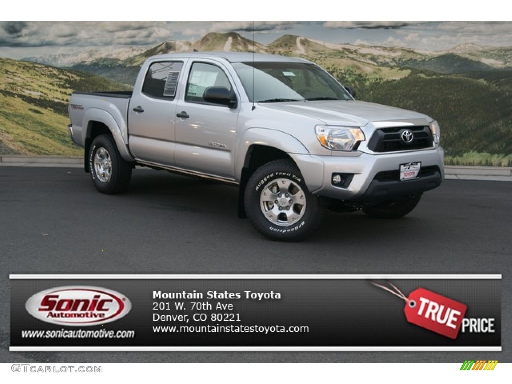 2012 Tacoma V6 TRD Double Cab 4x4 - Silver Streak Mica / Graphite photo #1