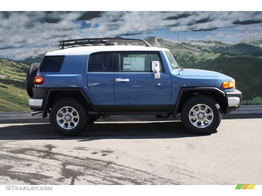 Cavalry Blue 2012 Toyota FJ Cruiser 4WD Exterior Photo #69615448