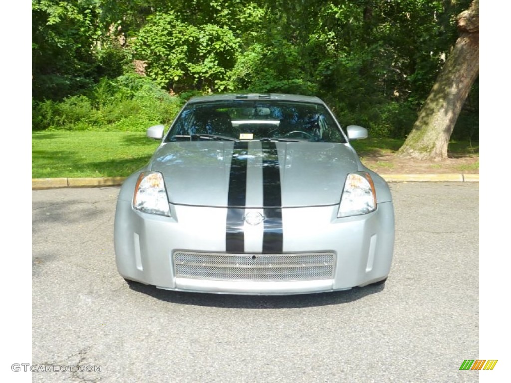 2003 350Z Touring Coupe - Chrome Silver / Charcoal photo #2