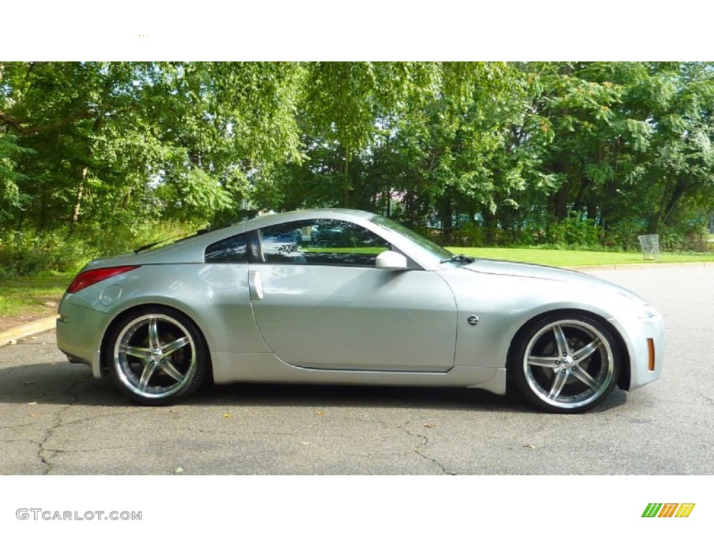 2003 350Z Touring Coupe - Chrome Silver / Charcoal photo #4