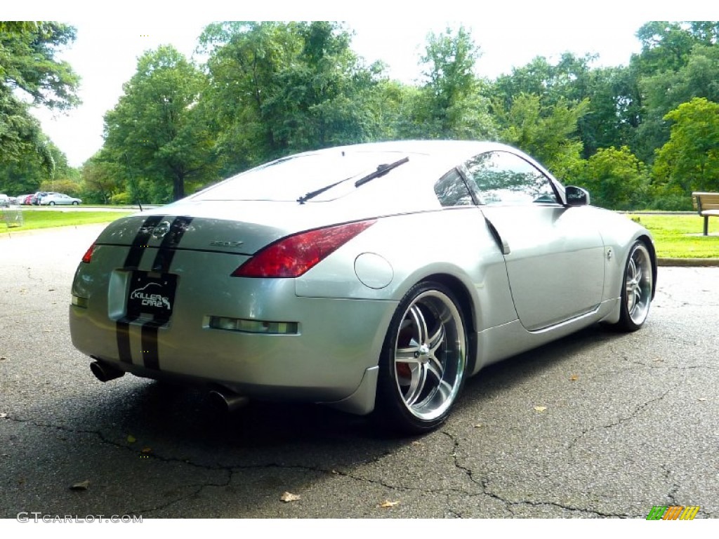 2003 350Z Touring Coupe - Chrome Silver / Charcoal photo #5