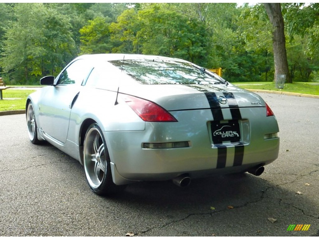 2003 350Z Touring Coupe - Chrome Silver / Charcoal photo #7