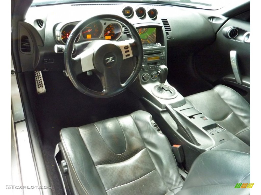 2003 350Z Touring Coupe - Chrome Silver / Charcoal photo #8