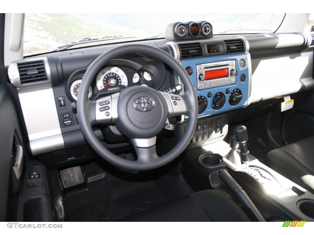 2012 Toyota FJ Cruiser 4WD Dark Charcoal Dashboard Photo #69615523