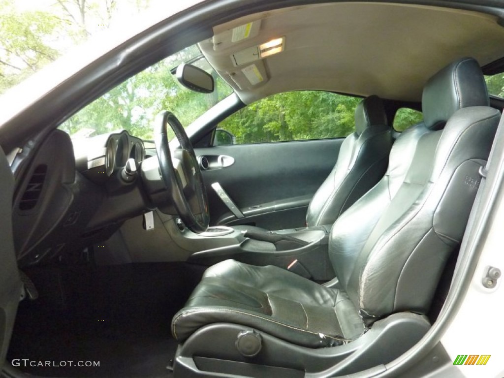 2003 350Z Touring Coupe - Chrome Silver / Charcoal photo #14