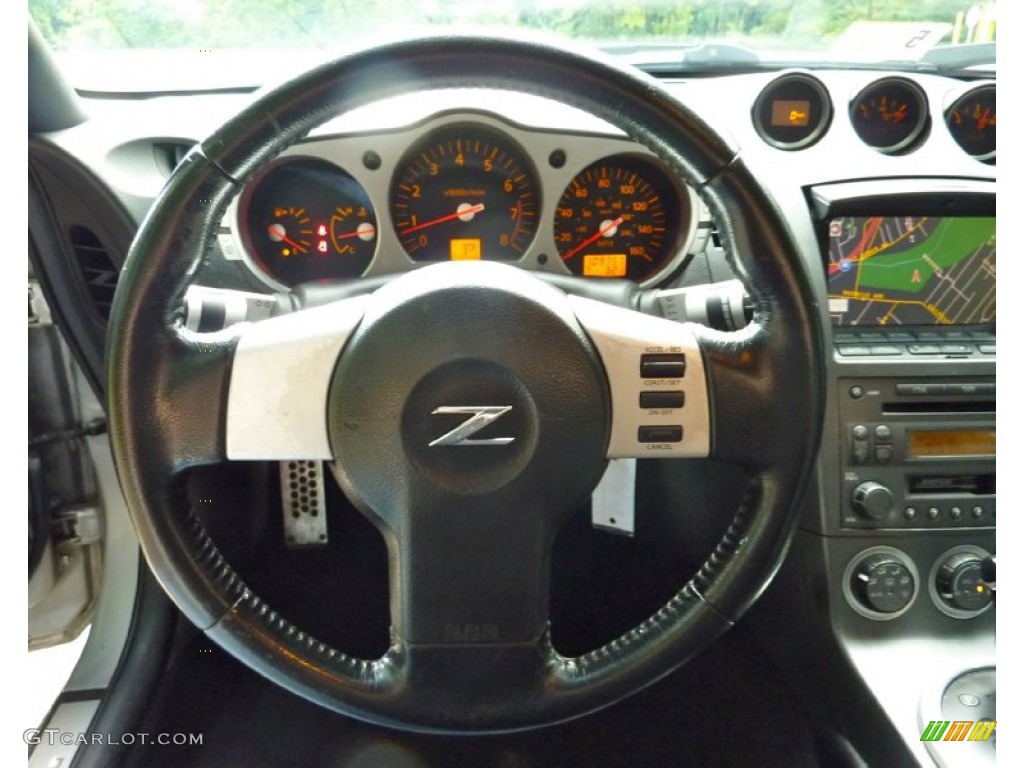 2003 350Z Touring Coupe - Chrome Silver / Charcoal photo #15