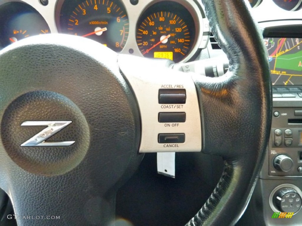 2003 350Z Touring Coupe - Chrome Silver / Charcoal photo #16