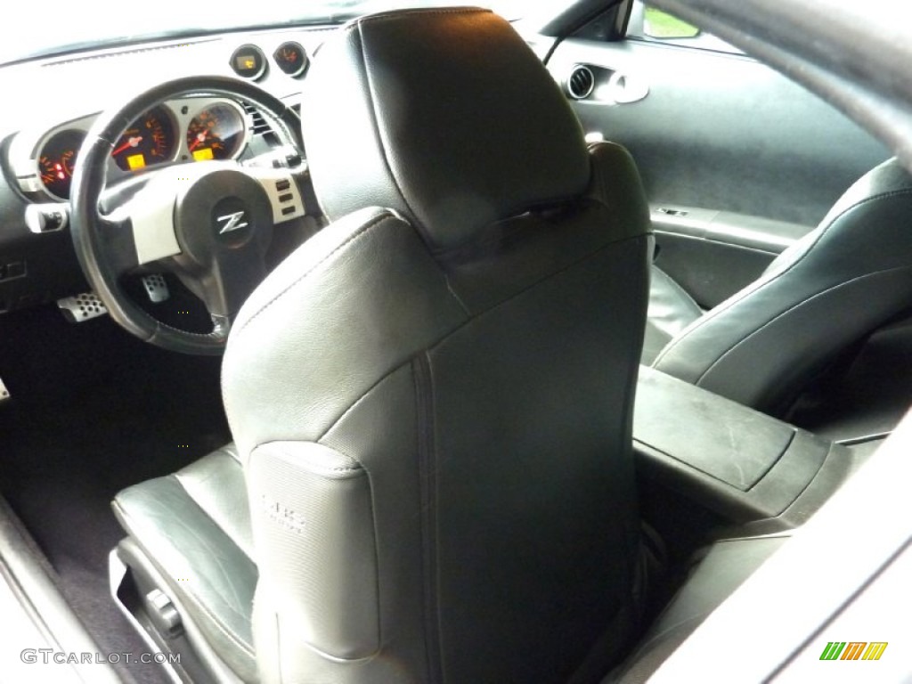 2003 350Z Touring Coupe - Chrome Silver / Charcoal photo #22