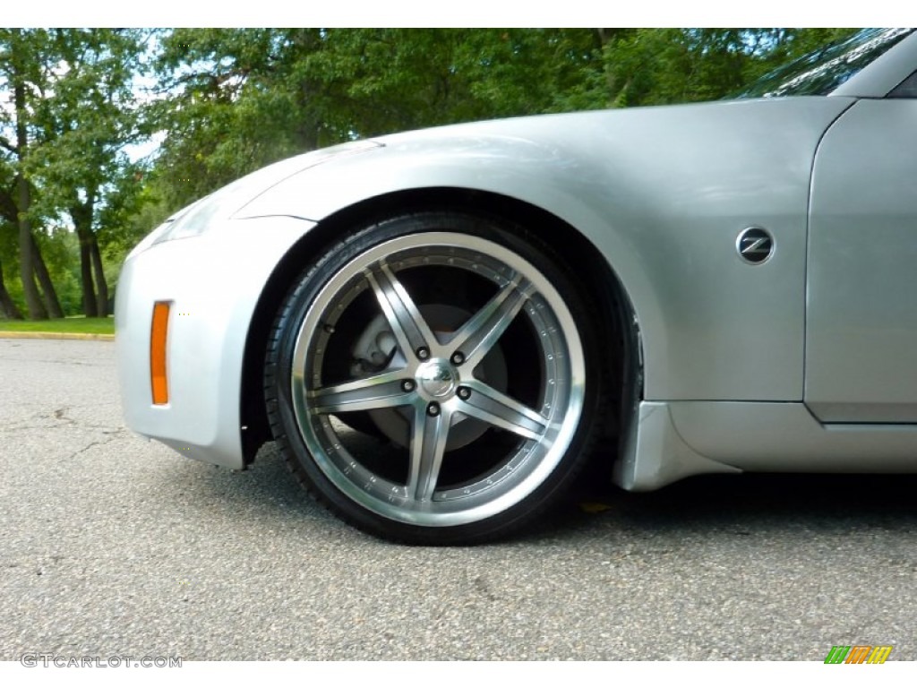 2003 350Z Touring Coupe - Chrome Silver / Charcoal photo #27