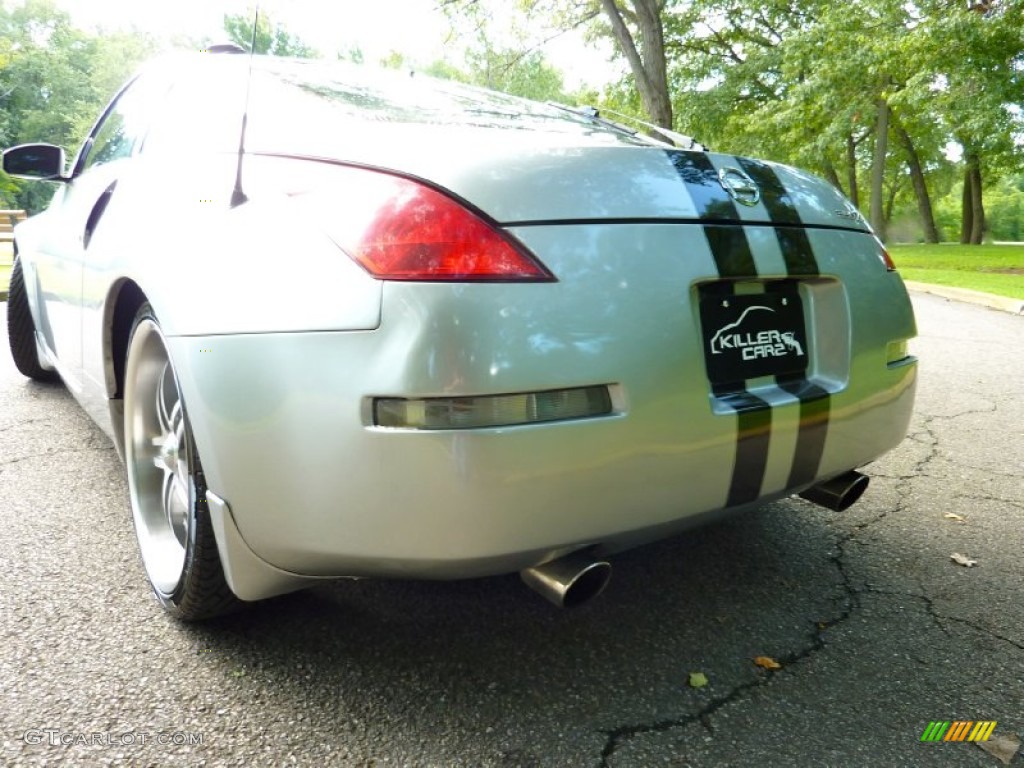 2003 350Z Touring Coupe - Chrome Silver / Charcoal photo #28