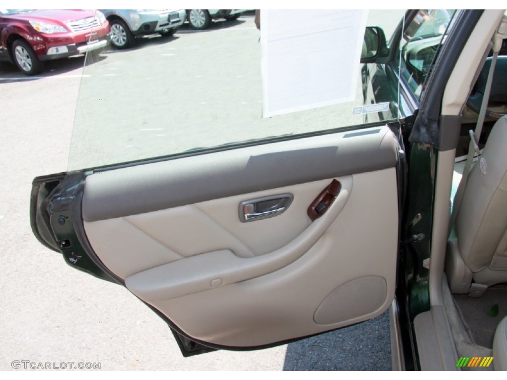 2002 Outback 3.0 L.L.Bean Edition Wagon - Timberline Green / Beige photo #23