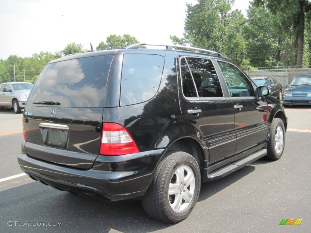 2005 ML 350 4Matic - Black / Charcoal photo #3