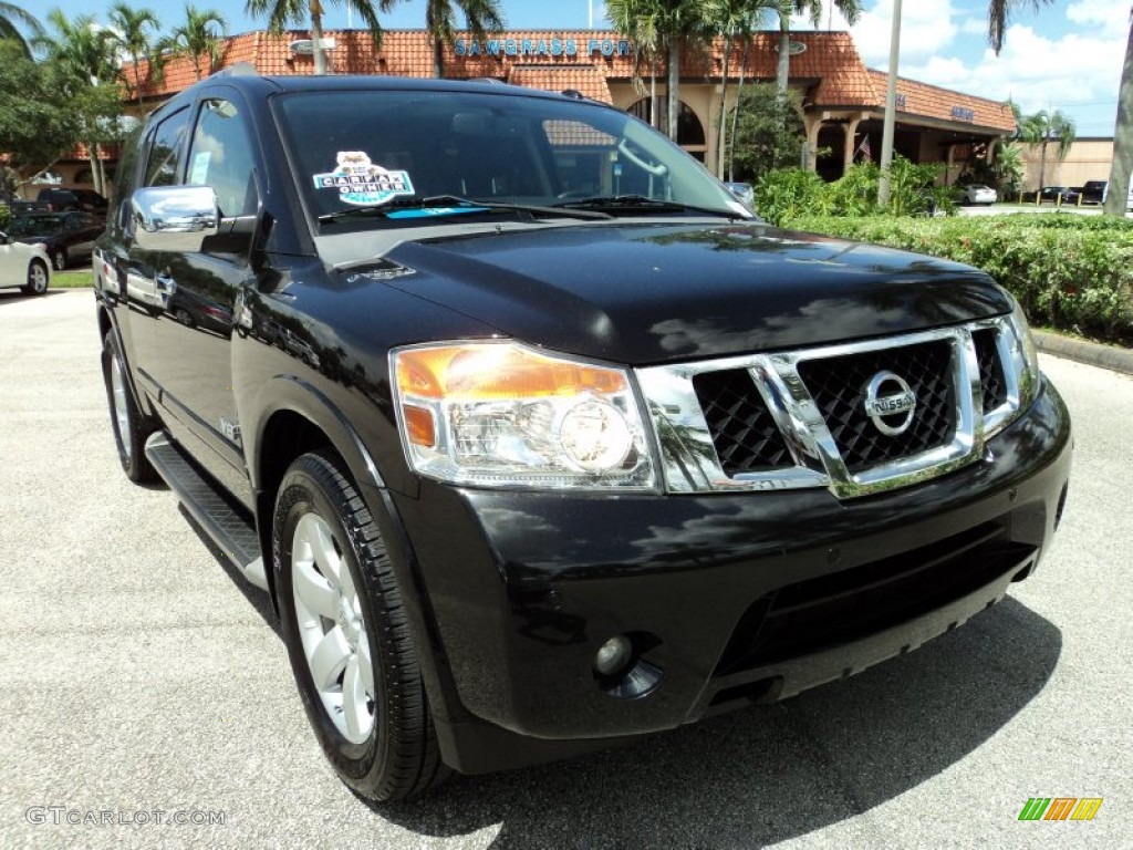 Galaxy Black Metallic Nissan Armada