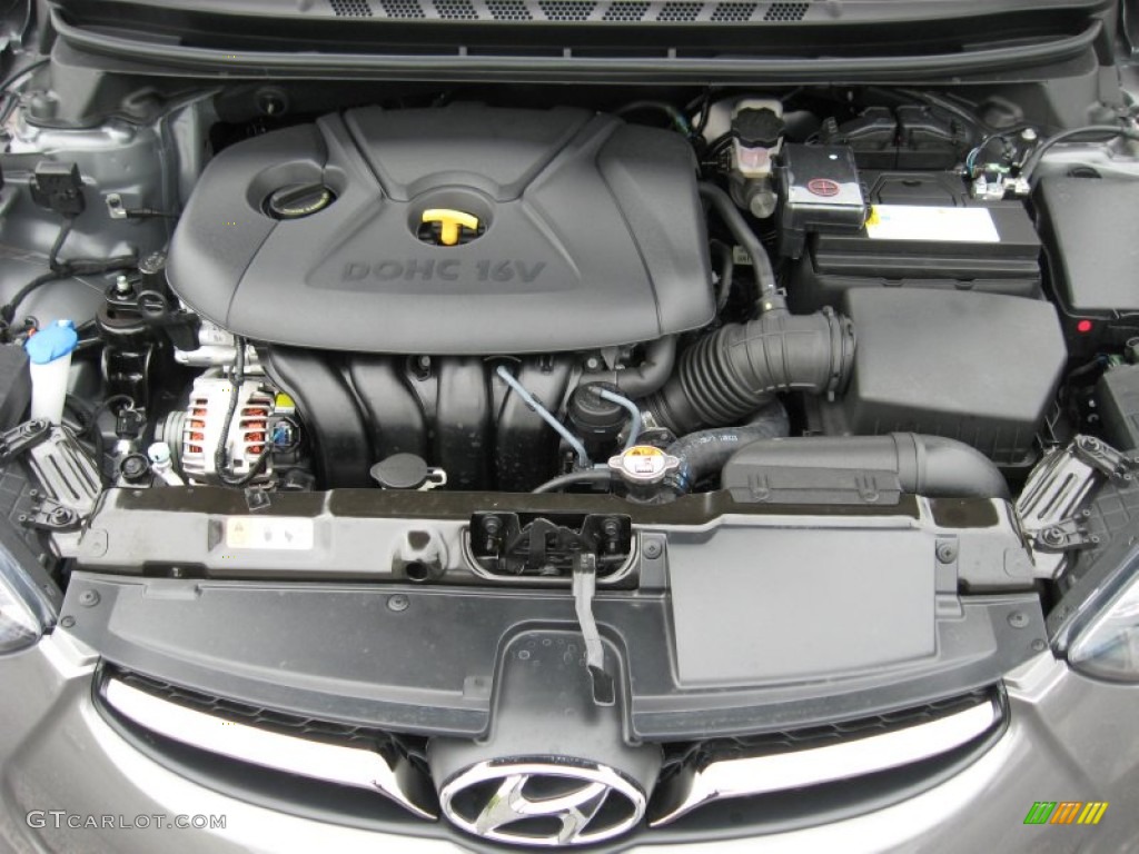 2013 Elantra Limited - Harbor Gray Metallic / Gray photo #10