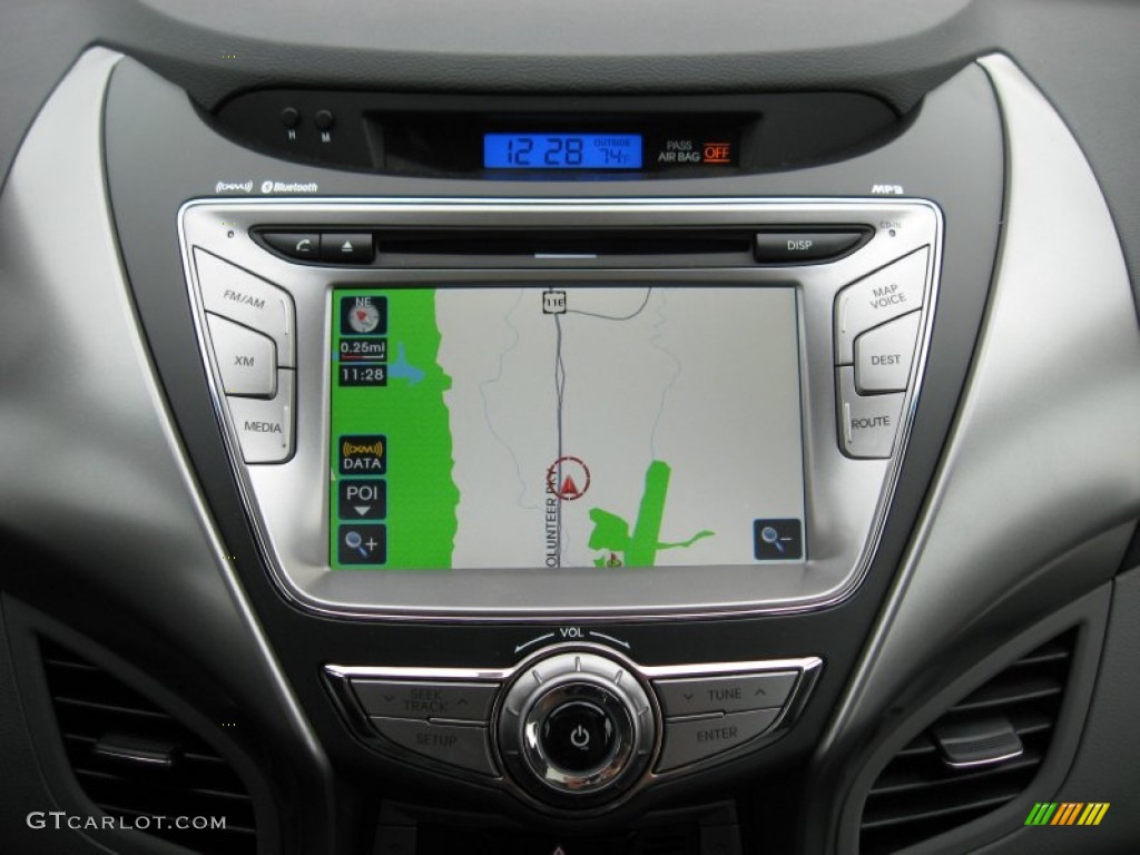 2013 Elantra Limited - Harbor Gray Metallic / Gray photo #25