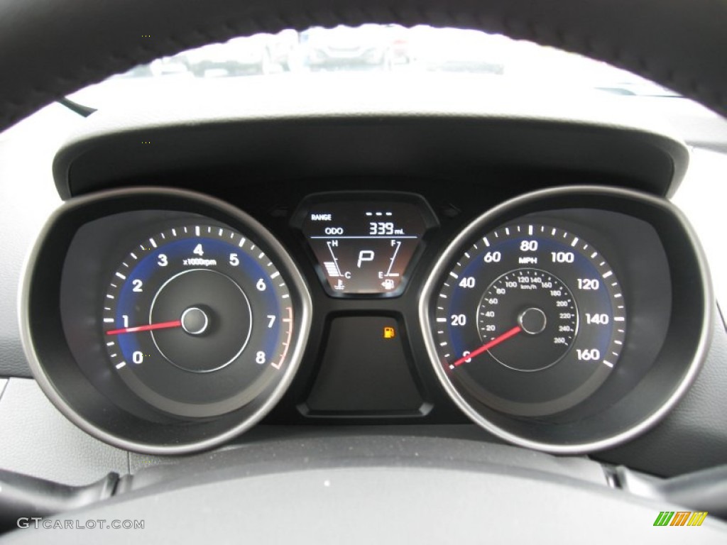 2013 Elantra Limited - Harbor Gray Metallic / Gray photo #29