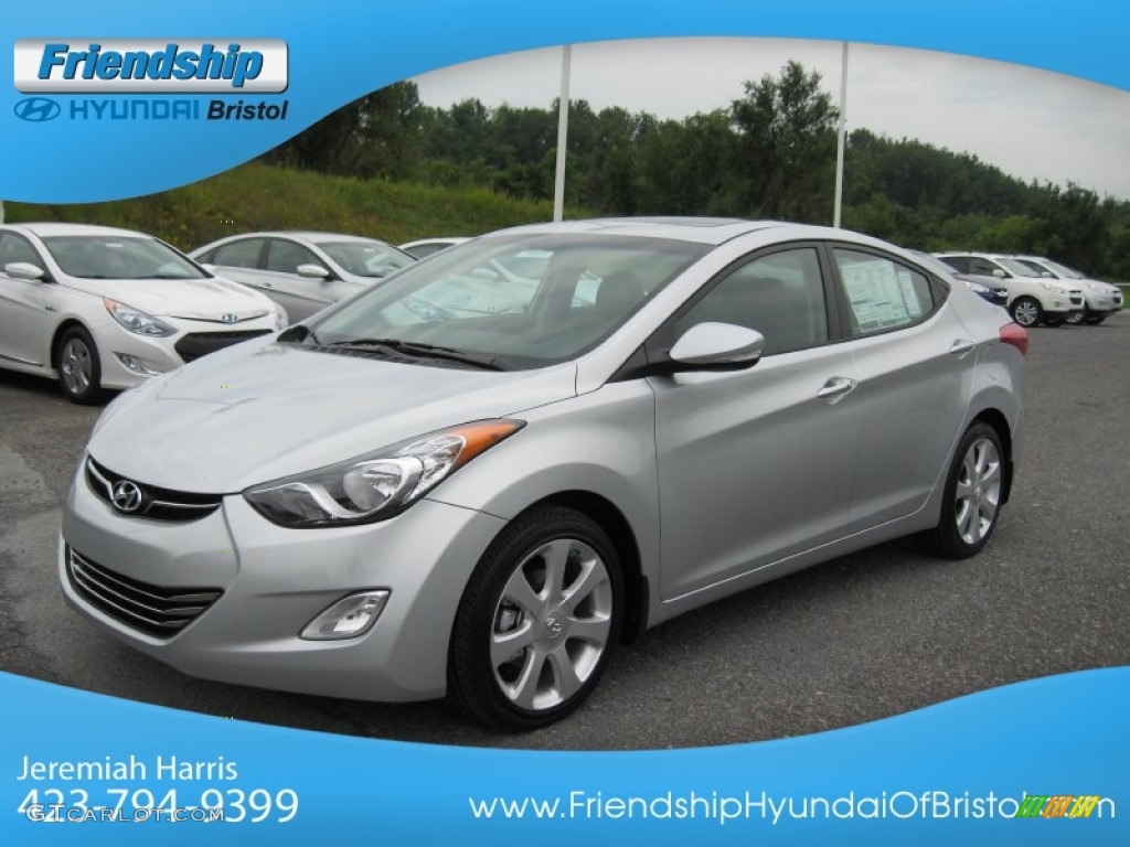 2013 Elantra Limited - Silver / Gray photo #3