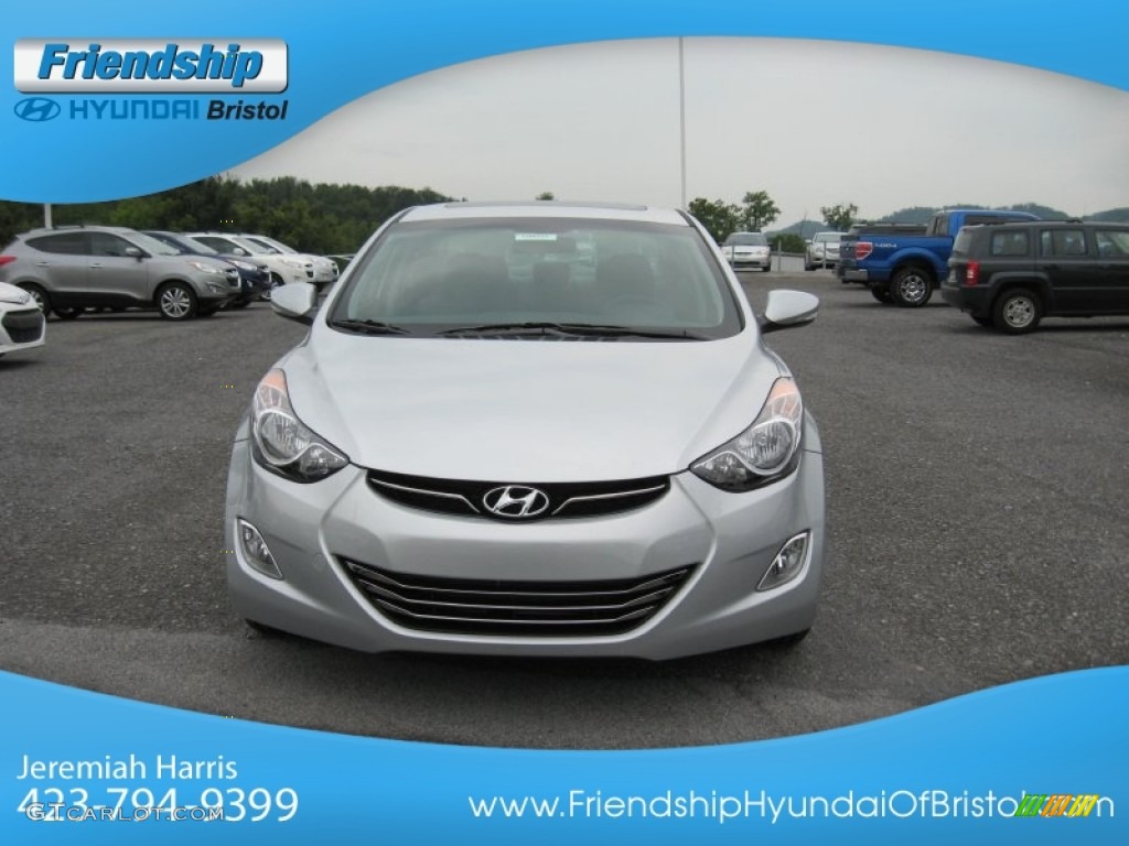 2013 Elantra Limited - Silver / Gray photo #4