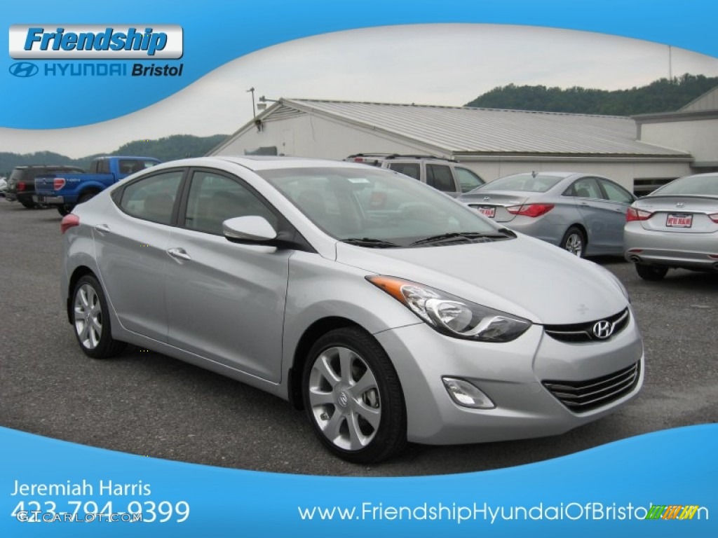 2013 Elantra Limited - Silver / Gray photo #5
