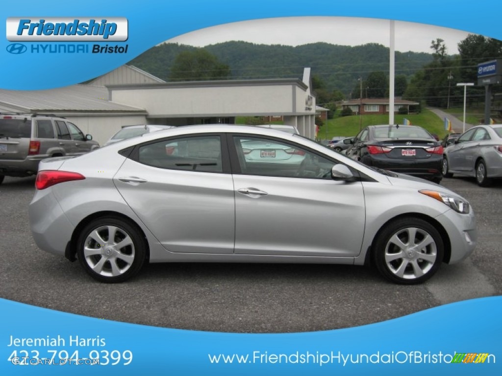 2013 Elantra Limited - Silver / Gray photo #6