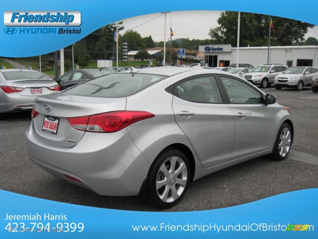2013 Elantra Limited - Silver / Gray photo #7