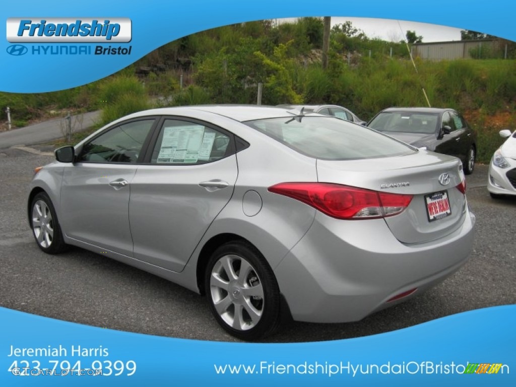 2013 Elantra Limited - Silver / Gray photo #9
