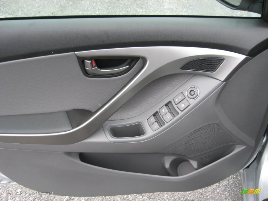 2013 Elantra Limited - Silver / Gray photo #16