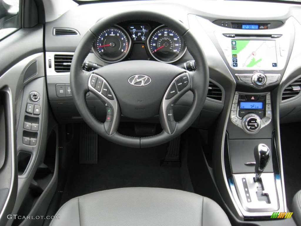 2013 Elantra Limited - Silver / Gray photo #23