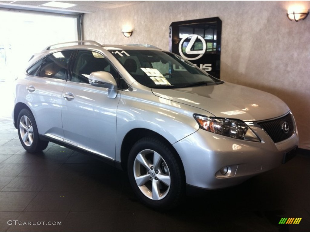 2011 RX 350 AWD - Tungsten Silver Pearl / Black photo #1