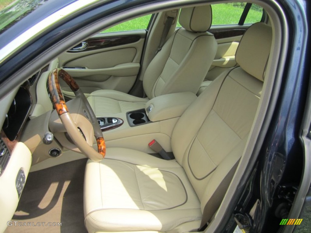 Champagne/Mocha Interior 2008 Jaguar XJ XJ8 Photo #69621411