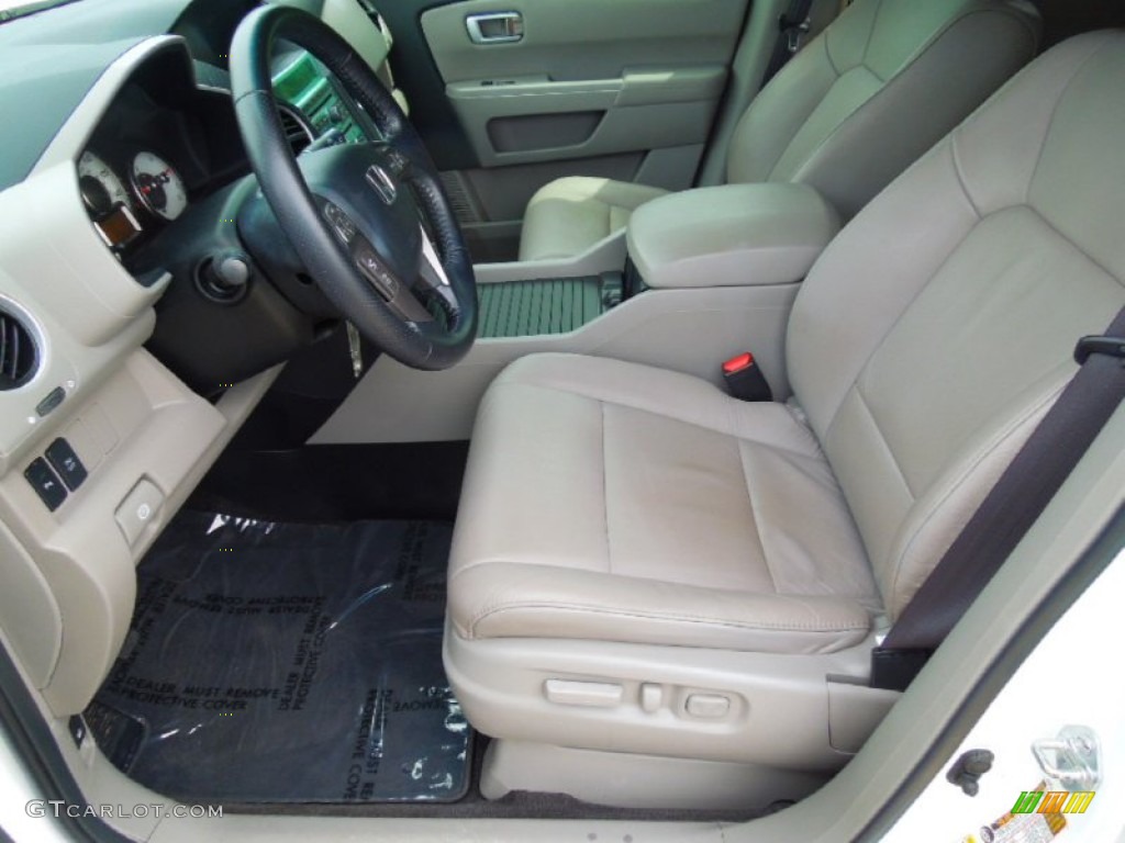 Gray Interior 2010 Honda Pilot Touring Photo #69622927