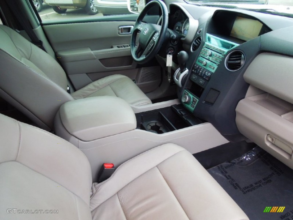 Gray Interior 2010 Honda Pilot Touring Photo #69623074