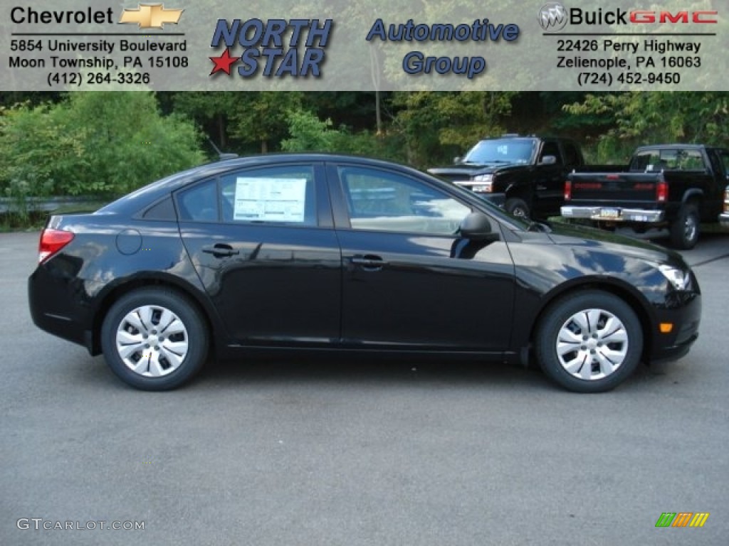 2013 Cruze LS - Black Granite Metallic / Jet Black/Medium Titanium photo #1