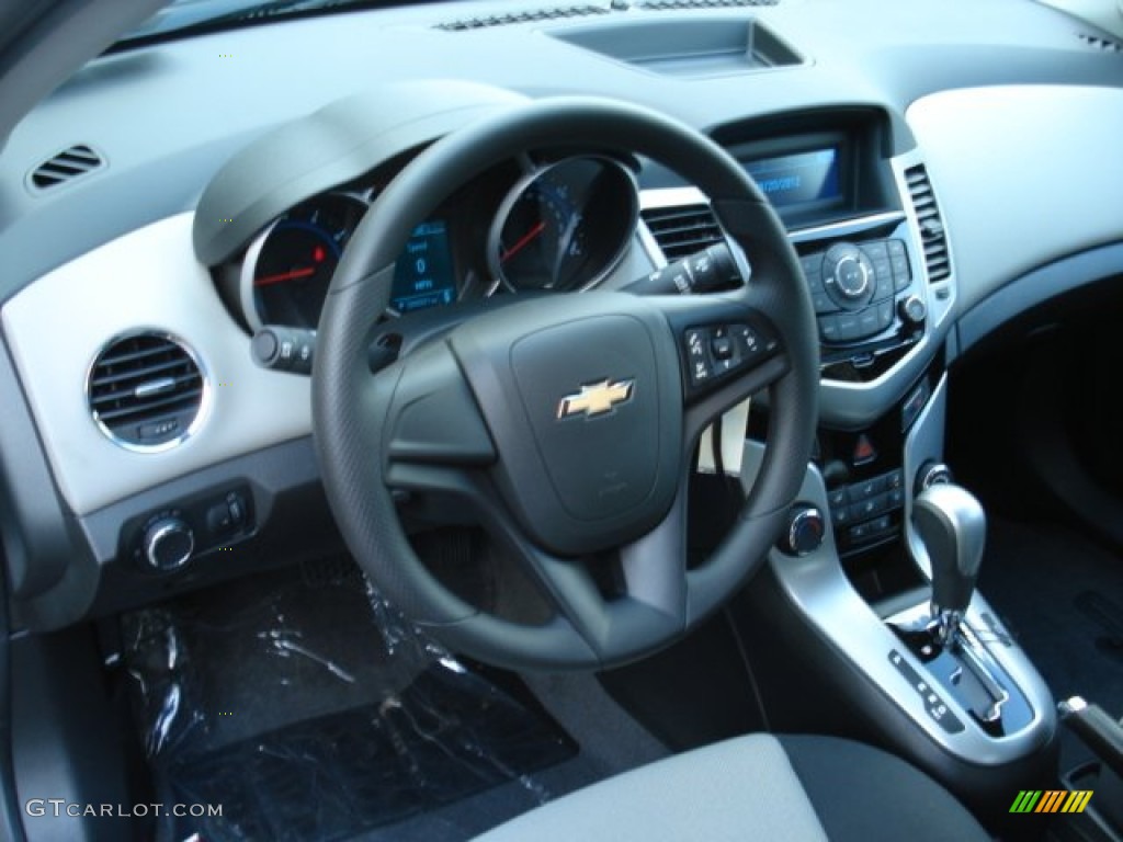 2013 Chevrolet Cruze LS Jet Black/Medium Titanium Dashboard Photo #69623914