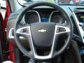 Brownstone/Jet Black 2013 Chevrolet Equinox LTZ AWD Steering Wheel