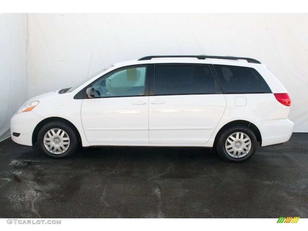 2007 Sienna LE - Natural White / Taupe photo #8