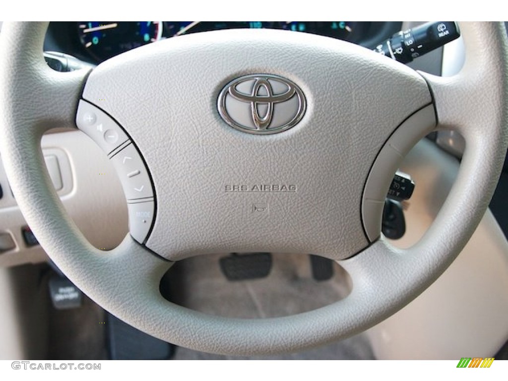 2007 Sienna LE - Natural White / Taupe photo #11
