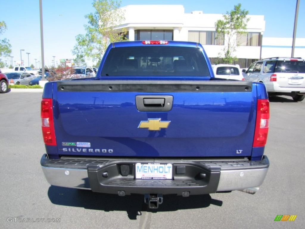 2010 Silverado 1500 LT Crew Cab 4x4 - Laser Blue Metallic / Light Titanium/Ebony photo #6